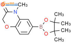 4-METHYL-1,4-BENZOXAZIN-3-ONE-6-BORONIC ACID, PINACOL ESTER结构式图片|1218790-29-4结构式图片