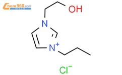 1-羟乙基-3-丙基咪唑氯盐结构式图片|1219097-44-5结构式图片