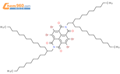 4,5,9,10-四溴-2,7-二(2-癸基十四烷基)苯并[lmn][3,8]邻二氮杂菲-1,3,6,8(2H,7H)-四酮结构式图片|1219501-16-2结构式图片