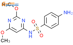 磺胺二甲氧嗪结构式图片|122-11-2结构式图片