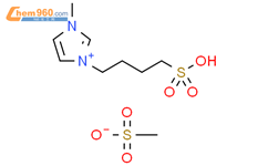 1-丁基磺酸-3-甲基咪唑甲烷磺酸盐结构式图片|1220982-88-6结构式图片