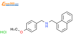 (4-甲氧基苄基)(1-萘基甲基)胺盐酸盐结构式图片|1222781-70-5结构式图片