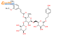 b-D-Glucopyranoside,2-(4-hydroxyphenyl)ethyl O-b-D-xylopyranosyl-(1&reg;3)-O-6-deoxy-4-O-[3-(3,4-dimethoxyphenyl)-1-oxo-2-propen-1-yl]-a-L-mannopyranosyl-(1&reg;6)-结构式图片|122279-91-8结构式图片