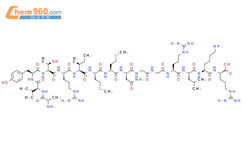 L-Arginine,L-alanyl-L-valyl-L-tyrosyl-L-threonyl-L-arginyl-L-isoleucyl-L-methionyl-L-methionyl-L-asparaginylglycylglycyl-L-arginyl-L-leucyl-L-lysyl-(9CI)结构式图片|122289-52-5结构式图片