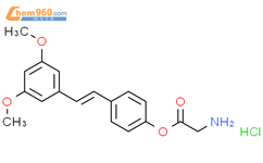Pterostilbene Glycinate Hydrochloride结构式图片|1224713-72-7结构式图片