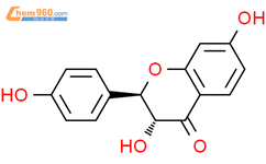 3,4',7-三羟基黄烷酮结构式图片|1226-22-8结构式图片