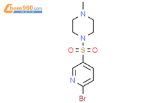 1-[(6-Bromopyridin-3-yl)sulfonyl]-4-methylpiperazine结构式图片|1226419-68-6结构式图片