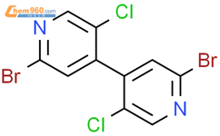 2,2'-二溴-5,5'-二氯-4,4'-联吡啶结构式图片|1227402-61-0结构式图片