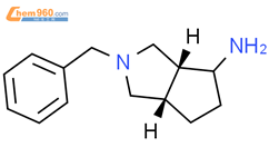 rel-(3aR,6aS)-2-苄基-八氢-环戊[c]吡咯-4-基胺结构式图片|1228029-72-8结构式图片