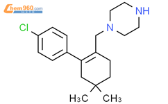 1-[[2-(4-chlorophenyl)-4,4-dimethyl-1-cyclohexen-1-yl]methyl]Piperazine结构式图片|1228780-72-0结构式图片
