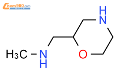 甲基-吗啉-2-甲胺结构式图片|122894-45-5结构式图片