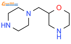 (9ci)-2-(1-哌嗪甲基)-吗啉结构式图片|122894-75-1结构式图片