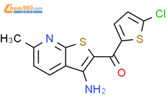 3 amino 6 methyl thieno 2 3 b pyridin 2 yl 5 chloro 2 thienyl methanone 1232788 08 7 深圳爱拓化学