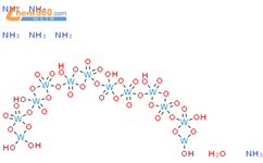 偏钨酸铵水合物结构式图片|12333-11-8结构式图片