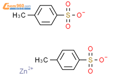 对甲苯磺酸锌结构式图片|123334-05-4结构式图片