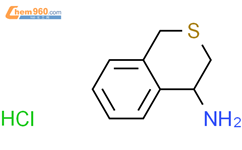 3,4-二氢-1H-2-苯并噻喃-4-胺结构式图片|123470-16-6结构式图片