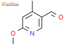 5-甲酰基-2-甲氧基-4-甲基吡啶结构式图片|123506-66-1结构式图片