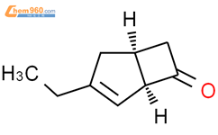 (1S,5R)-3-乙基-双环[3.2.0]庚烷-3-烯-6-酮结构式图片|1235479-60-3结构式图片