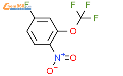 4-氟-1-硝基-2-(三氟甲氧基)苯结构式图片|123572-65-6结构式图片