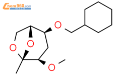 b-D-ribo-2-Heptulopyranose,2,7-anhydro-5-O-(cyclohexylmethyl)-1,4-dideoxy-3-O-methyl- (9CI)结构式图片|123920-94-5结构式图片