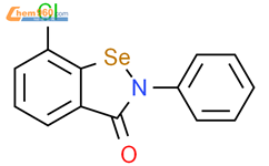 7-氯-2-苯基-1,2-苯并异硒唑-3(2H)-酮结构式图片|124154-69-4结构式图片