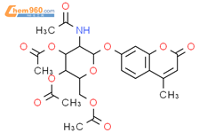 4-甲基伞形酮 2-乙酰氨基-3,4,6-O-三乙酰基-2-脱氧-beta-D-吡喃葡萄糖苷