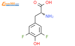 3,5-Difluoro-D-tyrosine结构式图片|1241680-26-1结构式图片