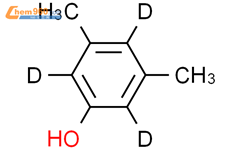 3,5-二甲基苯酚-2,4,6-D3结构式图片|124285-98-9结构式图片