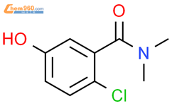 2-Chloro-5-hydroxy-n,n-dimethylbenzamide结构式图片|1243388-16-0结构式图片