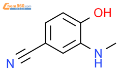 4-羟基-3-甲氨基苯甲腈结构式图片|1243441-19-1结构式图片