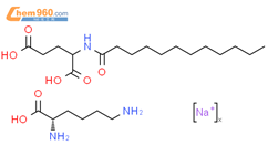 N2,N6-双[N-(1-氧代十二烷基)谷氨酸]-L-赖氨酸钠盐(1:?）结构式图片|1243654-79-6结构式图片