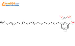 Benzoic acid,2-(8,11,14-heptadecatrien-1-yl)-6-hydroxy-结构式图片|124576-72-3结构式图片