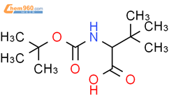 N-Boc-D-叔亮氨酸结构式图片|124655-17-0结构式图片