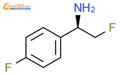 (R)-2-氟-1-(4-氟苯基)乙胺结构式图片|1246567-35-0结构式图片