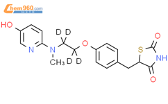 5-羟基罗格列酮D4结构式图片|1246817-46-8结构式图片