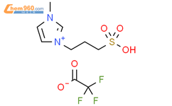 1-丙基磺酸-3-甲基咪唑三氟乙酸盐结构式图片|1247026-23-8结构式图片