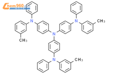4,4',4''-三(N-3-甲基苯基-N-苯基氨基)三苯胺结构式图片|124729-98-2结构式图片