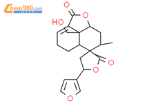 Spiro[furan-3(2H),6'-[6H]naphtho[1,8-bc]furan]-2,2'(4'H)-dione,5-(3-furanyl)-4,5,5',5'a,7',8',8'a,8'b-octahydro-8'b-(hydroxymethyl)-7'-methyl-,(3R,5R,5'aS,7'R,8'aR,8'bR)- (9CI)