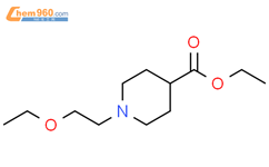 1-(2-乙氧基乙基)-4-哌啶甲酸乙基酯结构式图片|1248400-28-3结构式图片