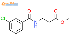 β-Alanine, N-(3-chlorobenzoyl)-, methyl ester结构式图片|1249696-46-5结构式图片