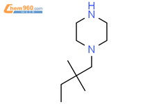 1-(2,2-二甲基丁基)哌嗪结构式图片|1249999-37-8结构式图片
