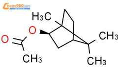乙酸异龙脑酯结构式图片|125-12-2结构式图片