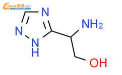 2-氨基-2-(1H-1,2,4-三唑-3-基)乙醇结构式图片|1250427-63-4结构式图片