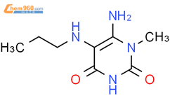 6-氨基-5-丙基氨基-1-甲基尿嘧啶结构式图片|125092-42-4结构式图片