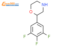 2-(3,4,5-三氟苯基)吗啉结构式图片|1251196-28-7结构式图片