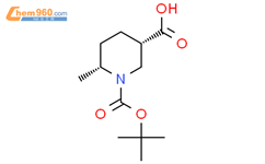 (3S,6R)-1-Boc-6-methyl-piperidine-3-carboxylic acid结构式图片|1253200-92-8结构式图片