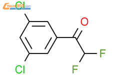1-(3,5-二氯苯基)-2,2-二氟乙酮结构式图片|1253787-55-1结构式图片
