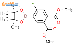 45-(二甲氧基羰基)-2-氟苯硼酸频那醇酯结构式图片|1256359-29-1结构式图片