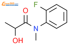 N-(2-氟苯基)-2-羟基-N-甲基-丙酰胺结构式图片|1257227-64-7结构式图片
