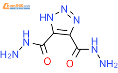 1H-1,2,3-Triazole-4,5-dicarboxylic acid, dihydrazide结构式图片|125810-59-5结构式图片